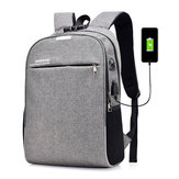 20L Anti-theft Мужские портативные ноутбуки рюкзак USB Зарядный порт Школа Сумка с паролем Замок