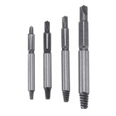 Drillpro Upgraded 4PCS Double Side Damaged Extracteur de vis Bolt Stud Tool Out Remover