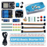 Kit iniciante básico para placa de desenvolvimento ESP32 ESP-32S WIFI IOT