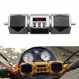 Waterproof Motorcycle bluetooth Speaker Audio Radio MP3 Sound System FM Stereo Gold/Sliver