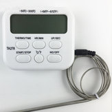Touchscreen Digitalthermometer Elektronisches Timing Grill Lebensmittel Thermometer Küchenofen Sonde Thermometer