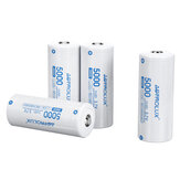 4Pcs Astrolux® C2650 5000mAh 3.7V 26650 Li-ion non protégé Batterie Cellule d'alimentation au lithium rechargeable 15A Haute performance pour Nitecore Lumintop Fenix Lampes de poche Olight RC Toys