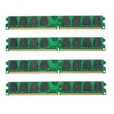 4PCS 2GB DDR2-800MHz PC2-6400 240PIN DIMM AMD اللوحة الذاكرة الكمبيوتر رام