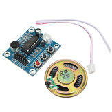 5pcs ISD1820 3-5V Recording Voice Module Recording And Playback Module  Control Loop Play / Jog Play / Single Play Function With Microphone And 0.5W 8R Speaker Geekcreit for Arduino - products that wo