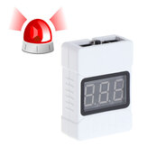 BX100 1-8S Lipo/Li-ion/Fe Battery Low Buzzer Alarm with Speakers Low Battery Voltage Meter
