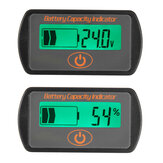 12V / 24V البطارية المقياس متر رقمي LCD الرصاص الحمضية الجهد يشير إلى الفولتميتر