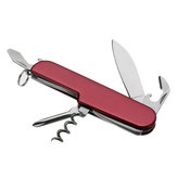 K-MASTER 5 in 1 Нержавеющая сталь Многофункциональный складной нож для ножей Рыбалка Line Cutter Инструмент
