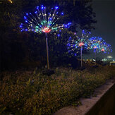 8 Modi 150/200 LED Solar Rasenlampe Kupferdraht Feuerwerkslampe Garten Dekoration im Freien Solarleuchten Wasserdicht