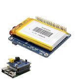 Tablero Geekworm UPS HAT + Batería de Litio 2500mAh Para Raspberry Pi 3 Modelo B / Pi 2B / B+ / A+