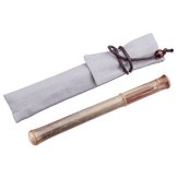 1Pcs Vintage Natural Bamboo 0.5mm Nib Fountain Pen With Pen Pouch For Office Business Writing Pen 