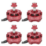 4X Racerstar 2305 BR2305S Fire Edition 2400KV 2-5S Brushless Motor For 210 220 250 300 RC Drone FPV Racing