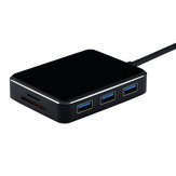 Type-c to VGA HDMI SD and TF card reader USB3.0 HUB adapter multi-function converter