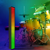 Controle de som RGB Luz de ambiente para carro Lâmpada de tubo LED noturna de atmosfera colorida