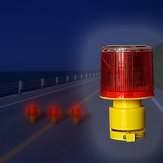 Napenergiával működő közlekedési figyelmeztető lámpa LED-es biztonsági jelzőfény vészjelző lámpa