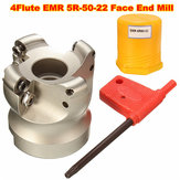 EMR 5R-50-22 4 Flutes Face End Mill Cutter CNC Milling Cutter Voor Flat Cutting