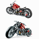 Decool 3354 Explorador Motocicleta de Corrida de Velocidade Com Caixa Brinquedos Modelo de Blocos 374pcs Tijolos