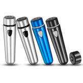 Barbeador elétrico portátil mini USB recarregável com indicador LED, barbeador elétrico potente e rotativo de 360 graus
