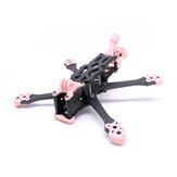 Teosaw Turbo 5S 223mm Wheelbase 5.5mm Arm Thickness 5 Inch Frame Kit Support DJI / Vista HD Digital System for FPV Racing Drone
