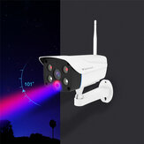 Cámara IP inteligente VStarcam CS51 HD con visión nocturna a todo color PTZ WIFI AI Intelligence Audio bidireccional Alarmaa de humo Cámara de seguridad exterior resistente al agua