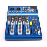 F4-USB Digital Mic Line Audio Mixing Mixer Console 3 Channel DJ Stage Music Appreciation