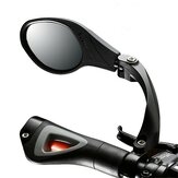 Klappbarer Fahrradrückspiegel 360 ° drehbar Klarer Weitbereichs-Anti-Shake-Einstellbarer Spiegel Fahrrad-Sicht-Reflektor MIB-Rennrad