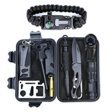 На открытом воздухе Спорт SOS Комплект оборудования для аварийного экстренного выживания для тактической охоты Инструмент с самопомощи Ко