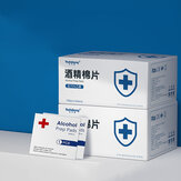 100 db Youhekang 60 * 60 mm fertőtlenítő alkoholos előkészítő párnával telefonok, laptopok és tabletek tisztításához