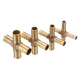 Pagoda Adapter Brass Barbed 4 Ways Pipes Fitting 6/8/10/12mm Pneumatic Component Hose Quick Coupler