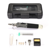 HS-1115K Soldering Iron Professional 10 in 1 Soldering Iron Set Butane Gas Soldering Iron Set 26ml Welding Torch Kit Tool