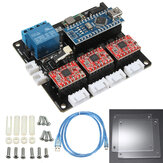 USB 3 Axis Stepper Motor Driver Board For DIY Laser Grawerowanie 3 Axis Control Board