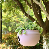 Plastik-Hängetopf für Zuhause und Garten mit hängenden Blumenkörben und Kette