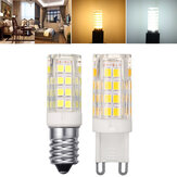 مصباح LED أبيض نقي أبيض دافئ بقوة 5 وات E14 G9 2835 SMD2835 غير قابض AC220V