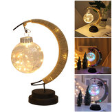 Lampada modello a forma di mezzaluna con LED, effetto desiderio, per decorare casa