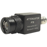 P78 20:1 Jellemző csillapító 10 MHz Sávszélesség Oszcilloszkóp Kiegészítők BNC adapter HT201 Frissített verzió