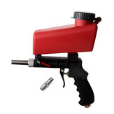 Pistola sabbiatrice pneumatica ad aria portatile a gravità, 90 psi, alta pressione Flusso regolabile Ampia capacità Versatile per sabbiatura e sverniciatura ad aria