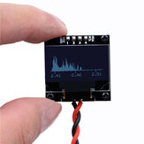 Analizador de espectro portátil de alta sensibilidad 2.4G Banda OLED Pantalla Medidor de probador