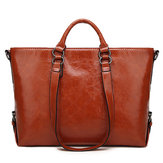 Damenmode minimalistische Handtasche Freizeit Business Umhängetasche Einkaufstasche