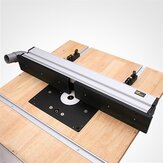 Nueva mesa de enrutador de aluminio para trabajar la madera con perfil de valla y soportes deslizantes herramientas para trabajar la madera en la mesa de enrutador sierra de mesa de bricolaje, bancos de trabajo de carpintería