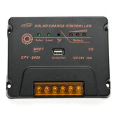CPY-2420 12 В/24 В 20A USB MPPT Солнечная Панель Батарея Контроллер заряда 