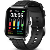 GOKOO S10 1,69-Zoll-IPS-Voll-Touch-Bildschirm-Herzfrequenz-Blutdruck-SpO2-Monitor Körpertemperaturmessung 24 Sportmodi Wasserdichte Smartwatch IP67