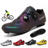 أحذية دراجات هوائية رياضية مقفلة ذاتيًا أحذية دراجات هوائية طريّة ومساميّة للنساء والرجال.