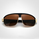 Мужские летние V400 Поляризованные солнцезащитные очки Casual Outdooors Металлическая рама Анти Glare Eye Wear