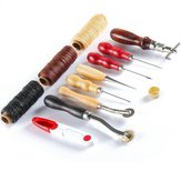 Conjunto de 13 herramientas de costura manual para coser y estampar cuero
