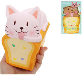 Chummypie Toast Cat Squishy 14 cm Lento Nascente Com Embalagem Coleção Presente Soft Brinquedo