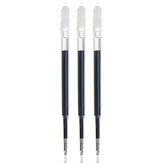 3 pcs Suaves 0.5mm Azul Recargas Para Original Xiaomi Metal Caneta Assinando Replaceable Refil MiKuni Tinta