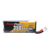 Sologood 3.8V 350mAh 80C 1S Lipo Batterie PH2.0 Stecker für RC Drone