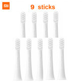 Xiaomi Mijia T100 電動歯ブラシ用 交換ブラシヘッド 9個入り ホワイト