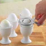 Edelstahl-Eierschalenöffner für gekochte Eier, Schneidgerät, Küchenutensil