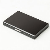 Schwarze Edelstahl-Box für Ausweis- und Kreditkarte