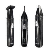  KEMEI 3 in 1 Electric Rechargeable Nose Hair Ear Trimmer Shaver Removal